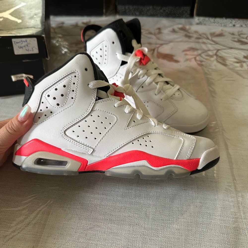 Jordan Kids Sneakers - White and Red